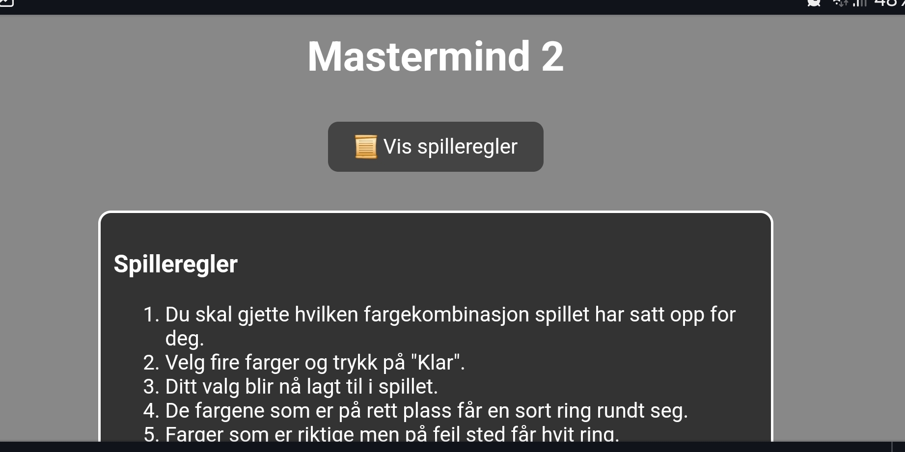 Bilde for Mastermind 2