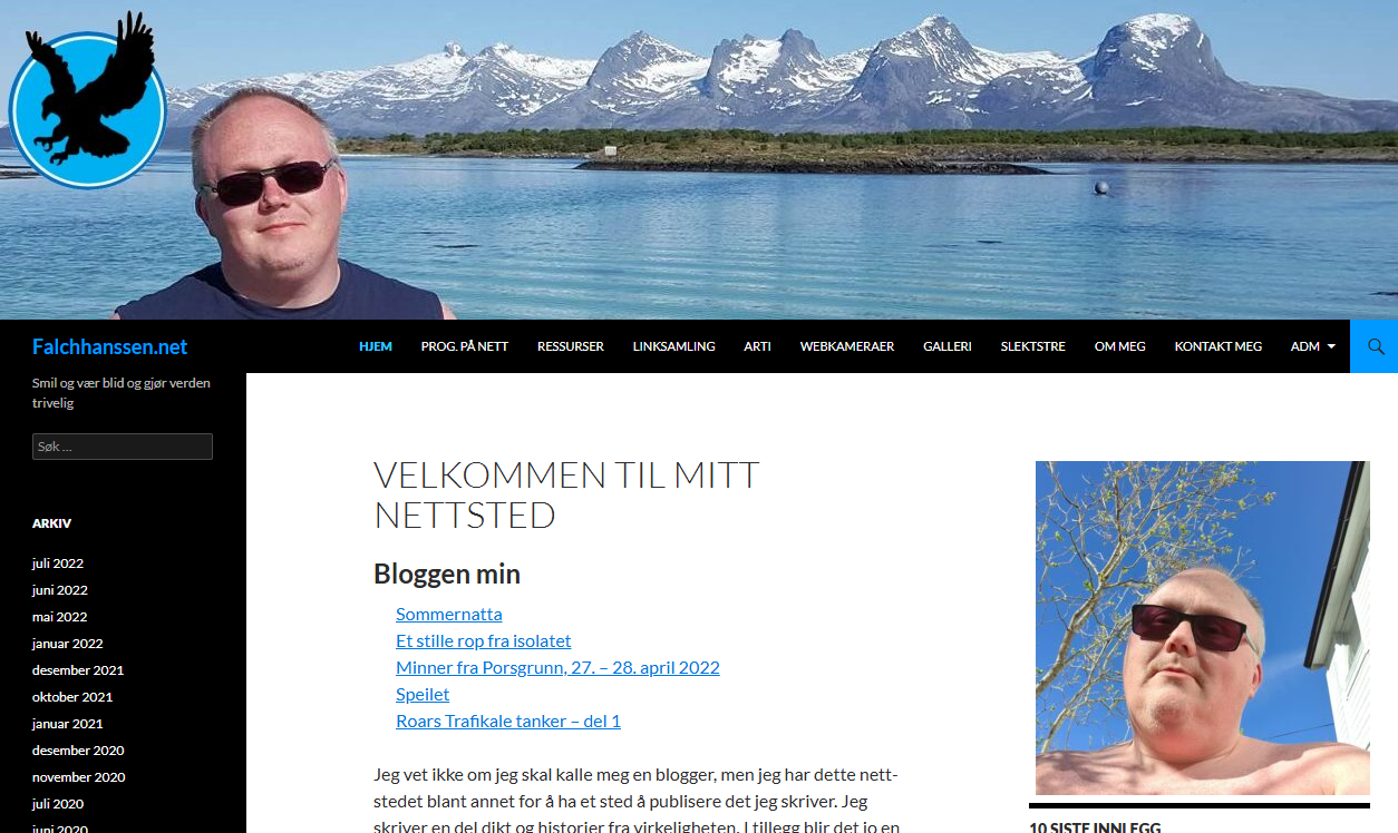 Bilde for Blogg - Falchhanssen.net