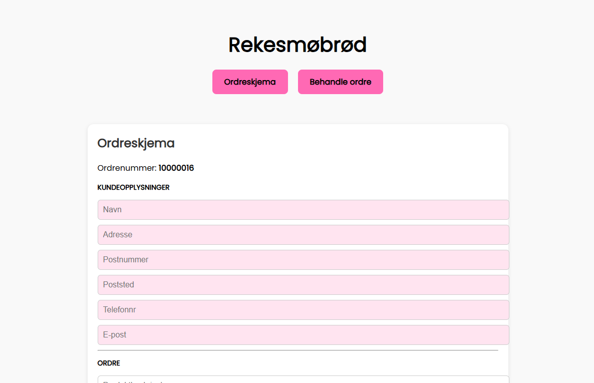 Bilde for Ordreskjema 1